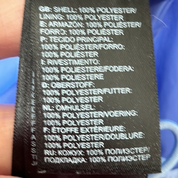 💙 THE NORTH-FACE WOMENS DRY VENT X-SMALL RAIN JACKET “BEAUTIFUL PERWINKLE/BLUE” - Picture 10 of 16